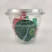 Reuseable Ice Cubes Holiday Snowmen Party with Tongs 24 Red Green White Clear