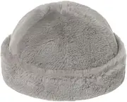 [WITHMOONS] Fluffy Beanie Watch Cap - Docker Harbour Hat Soft Rolled Cuff Brimless YZ50237