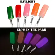 Glow In The Dark Gel Nail Polishes