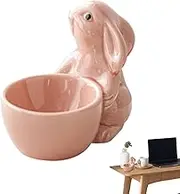 Bunny Egg Holder - Egg Stand, Egg Holder Stand | Bunny Breakfast, Egg Display Cup, Cup Breakfast for Bedroom Bookshelf Balcony Study Room