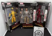 Marvel Legends DEADPOOL WOLVERINE AND HEADPOOL 3 Pack Bundle. In Hand US