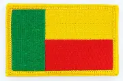 BENIN BENINESE BENINOIS FLAG PATCHES backpack PATCH BADGE IRON ON EMBROIDERED