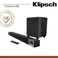 在飛比找PChome24h購物優惠-【Klipsch】 Cinema 400 Soundbar 