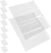 DOITOOL 10pcs Film Negative Sleeves Set Heavy Duty Page Protectors for Archival Storage Organizer for Film Negatives Suitable for Collectors and Family Historians