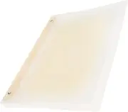 KALLORY Pp Material Binder Cover Loose Leaf Notebook Shell Book Protective Tool A4 Size Easy to Clean