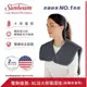 美國 Sunbeam 電熱披肩-肩頸背專用熱敷墊-XL加大款(氣質灰)