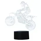 New 3D Illusion LED Night Light 7-Color Changing USB Touch Sensor Lamp Deco D