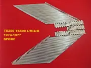Fit SUZUKI TS250 TS400 L/M/A/B 1974-1977 FRONT &REAR SPOKE SET 72Pcs. JAPAN [mi]