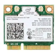 Intel Wireless-AC 7260HMW Network Card Half Mini PCIe H3C7 Wares Card UKSY I5S2