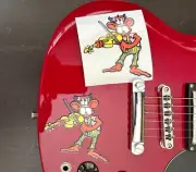 Tony Iommi Monkey SG replica Monkey Raised UV DTF Sticker