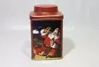 Coca-Cola Cookie Jar Canister Surprised Santa Christmas Holiday Sakura Stoneware