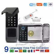 Digital Gate Lock Waterproof Remote Control Durable Electronic Door Security