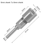 6mm Shank to 6mm bits Router Collet Extension Engraving machine extension rod