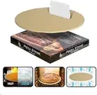 Pizza Stone and Scraper 13 inches Ideal for Crispy Crusts Heat Safe for Use on