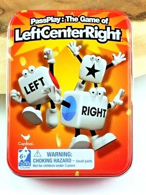 Classic Left Center Right Game in a Tin