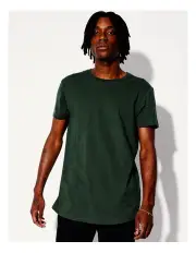 [Kenji] Hadspen Drop Shoulder Curved Tee in Green
