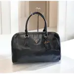 美麗堡精品 ☆PRADA OUTLET  BL0787 牛皮  波士頓包 手提包附斜背帶 黑色 【現貨】過季全新限量款