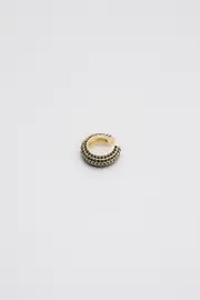 Pearl Octopussy Black Cuff