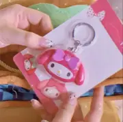 MY MELODY Self Defense Siren Emergency Panic Alarm Keychain with Flashlight New