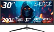 Z-Edge 30 Inch Ultrawide Curved Gaming Monitor 200Hz(Dp) 165Hz(Hdmi), UWHD (2560