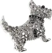 [BESTYASH] Brooch Badge Pins Happy New Year Pin Lapel Pins for Women Animal Jewelry Valentine's Pin Cartoon Back Cute Pins for Back Back Pins Pet Souvenir Alloy Silver