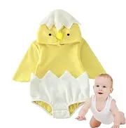 Baby Chick Outfits,Animal Jumpsuit | Halloween Adorable Hatching Chicken Long Sleeves Costume Baby Animal Romper for Girls and Boys