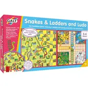 Galt Snakes And Ladders And Ludo Family Kids/Childrens Fun Game Toy 3y+