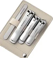 4x Nail Clippers For Fingernails And Toenails Easier For Daily Personalized Fashionable Appearance Doesnt Hurt To Press, silver white
