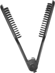 OFFIGAM Hair Straightener Brush Double Sided Styling Comb Heat Comb Straightening Brush Men