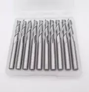 Solid Carbide 10pcs End Mill 1mm-5mm 2-Flute Milling Cutter Router Bit CNC YG10X