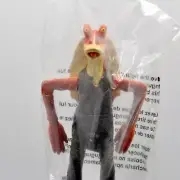 Jar Jar Binks Star Wars Applause Action Figure 5" w/ Moving Arms & Tongue Toy
