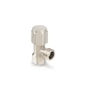 Brasshards Mini Cistern Tap 15mm Brushed Nickel Lead Free