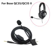 Audio Cable With Microphone Mic For Bose QuietComfort QC35/QC35 II Headphones F