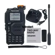 5W 50-599MHz Walkie Talkie Handheld Transceiver w/ Charging Port for AM Airband