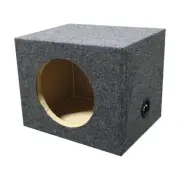 EMPTY WOOFER BOX 10" SQUARE QPOWER