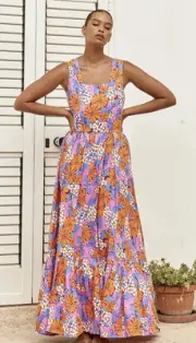 Mister Zimi Adele Maxi Dress In Daiquiri Size AU 6 US 2 New RRP $229