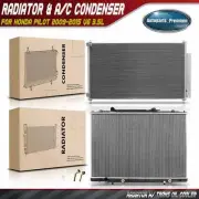 Radiator & AC Condenser Cooling Kit for Honda Pilot 2009-2015 V6 3.5L Auto Trans (for: Honda)