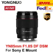 YONGNUO YN85mm F1.8S DF DSM Full Frame Auto Focus Lens for Sony E-mount Cameras