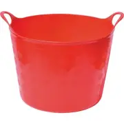 Tuff Stuff 7 Gal. Red Plastic Flex Tub F7-RD Tuff Stuff F7-RD 874480009194