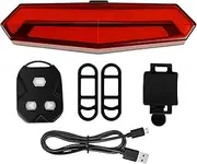 Tail Light with Turn Signals,Rear Lights Wireless Remote Control Smart Taillight - 5 Modes Ultra Bright Safety Warning Turn Lamp for Commuting Riding