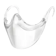 Transparent Face Shield Protective Mask Reusable Anti-Fog Face Mask Comfortable Face Visor Protection