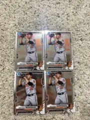 2021 Bowman Chrome Grayson Rodriguez 4 Card Prospect Lot