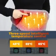 Electric Heating Pad Belt, Lumbar Warmer Pad For Back Waist Belly Pain Relief