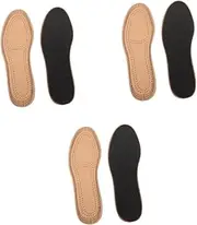 GOOHOCHY 3 Pairs Pigskin Shoes Pad Walking Insoles Insoles Insoles Sweat-absorbing Insoles Orthotic Insoles Foam Shoe Inserts Breathable Shoes Insoles Absorption Insoles