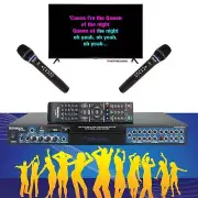 Sonken MP4000 Pro Karaoke Machine + 106 Songs + 2 Wireless Microphones