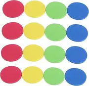 KOMBIUDA 4 Launcher Mini Foam Discs Launcher Supply Shooter Foam Chips Shooter Chips Shooter Accessory Foam Discs Chips Small Bags Launching Disc Replacements