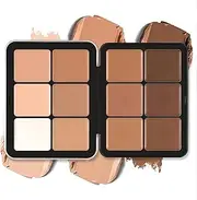 Professional Color Correcting Concealer Cream,12 Color Concealer Foundation Palette,Long-Wearing Full Coverage Makeup and Corrector for Under Eye Dark Circles,Acne & Blemishes,Reduces Redness
