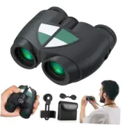 15x32 Compact Binoculars for Adults and Kids, High Power Lightweight Small