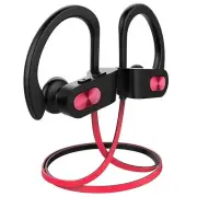 Bluetooth Headphones V5.0, Flame Running Headphones w/16 Hrs Playtime, Bass+ ...