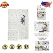 Premium Baby Play Mat 6ft x 4ft - Soft, Expandable Foam Tummy Time Comfort
